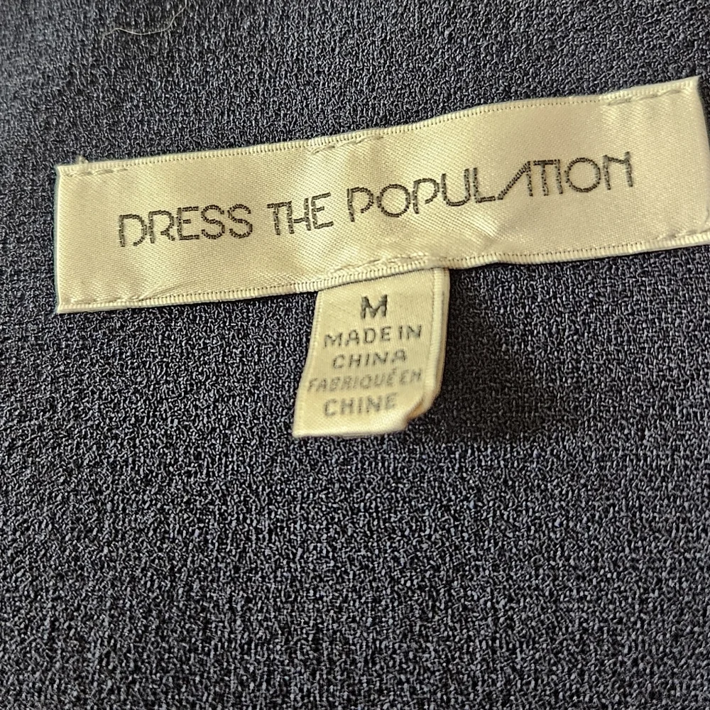 Dress the Population Navy Gown - Picture 4 of 6